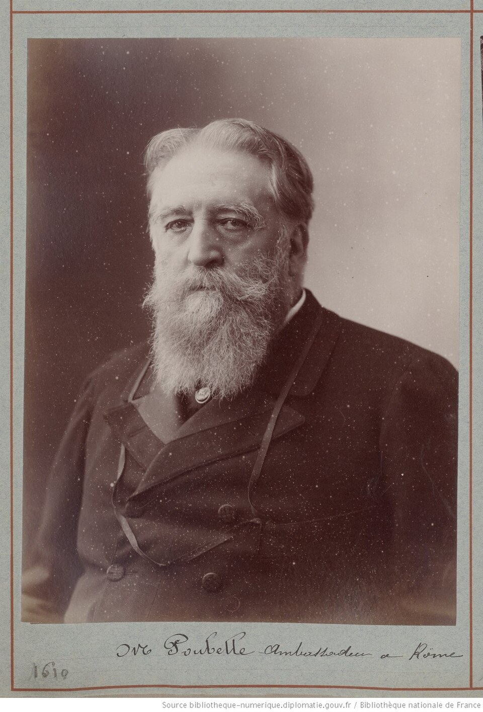 Eugène-René Poubelle, photographed by Atelier Nadar
