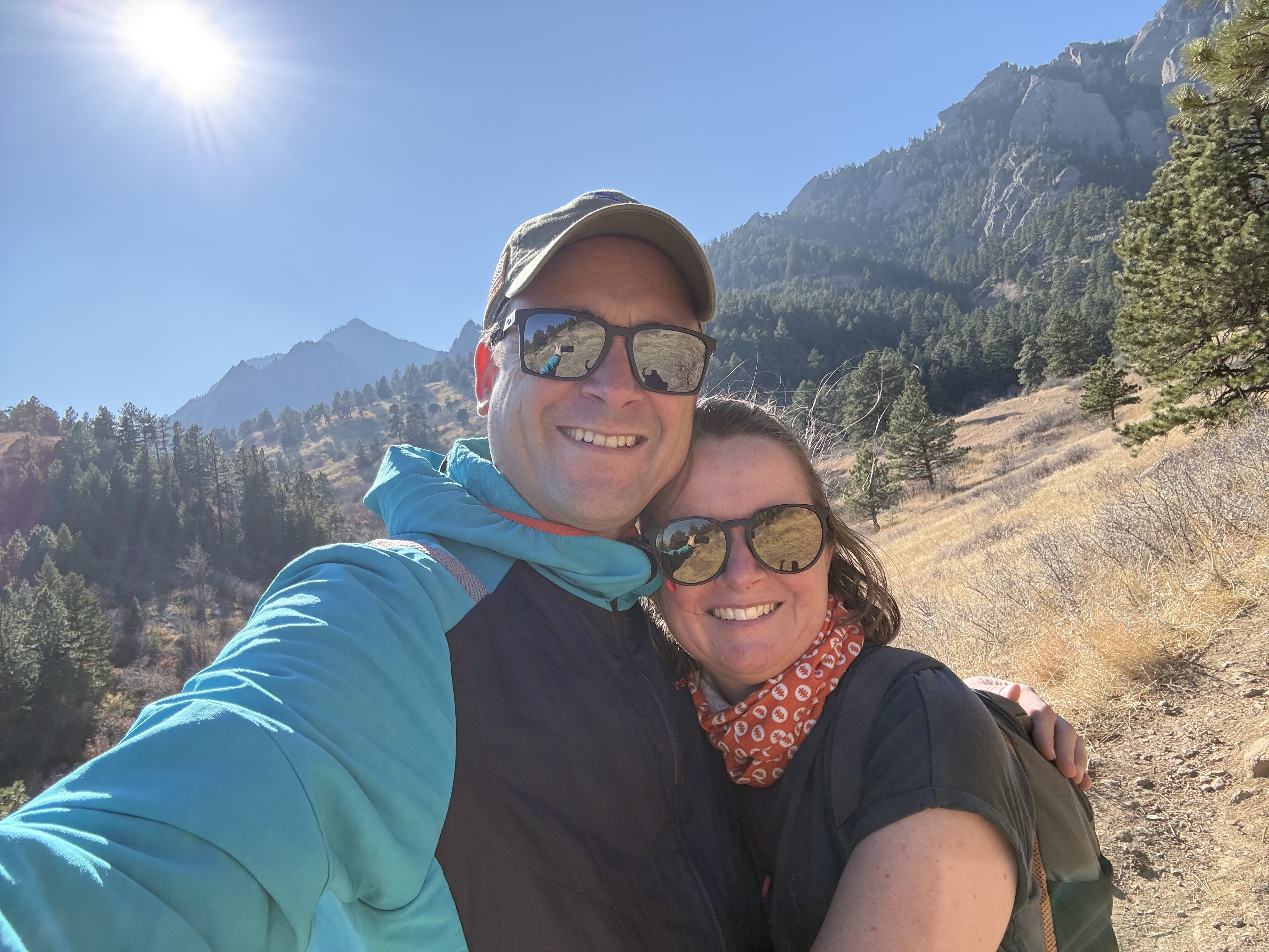 Guillaume Poubelle and family in Boulder, Colorado